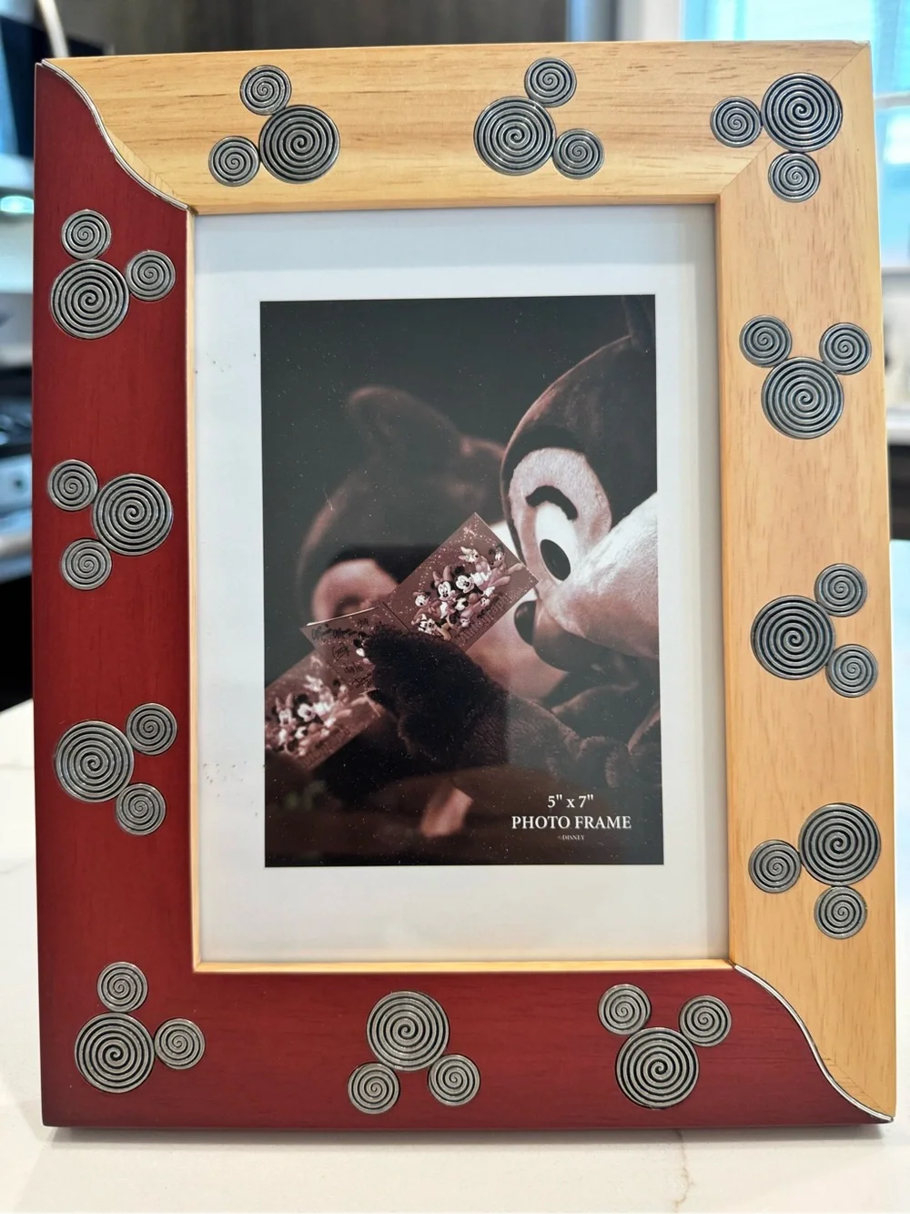 Disney Parks Wooden Picture Frame with Original Box